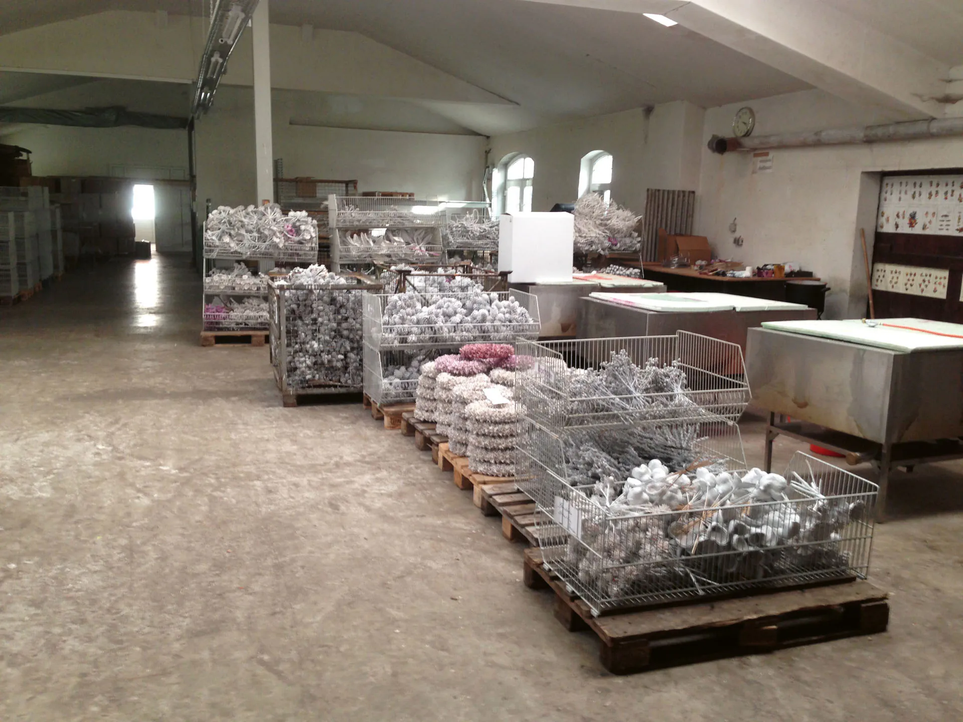 The manufactory’s in-house dyeing workshop