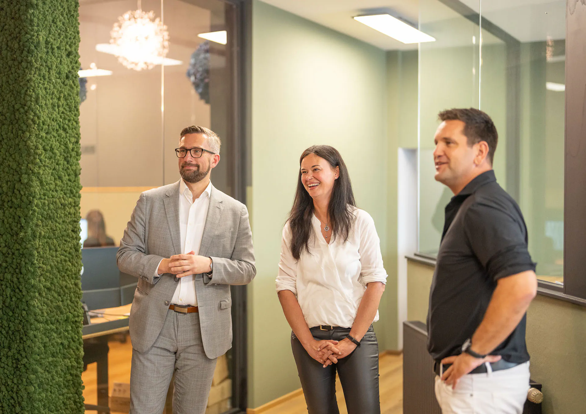 Minister of State Martin Dulig visits — Reception at the Oppach Manufactory, September 2022