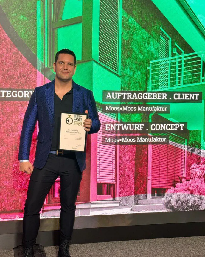German Design Award Special 2024 — Andreas Bergermann at the awards ceremony in Frankfurt
