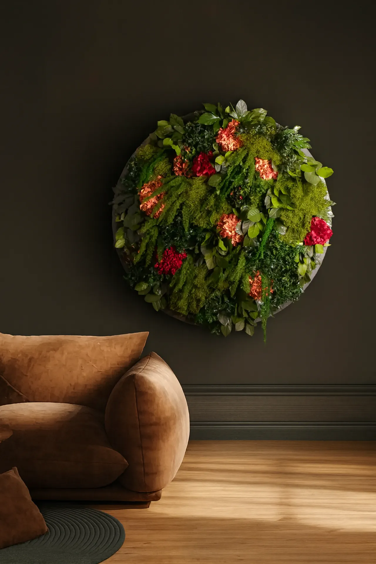 Hanging Garden: A Modern Office — Ceiling greenery by MOOSMOOS