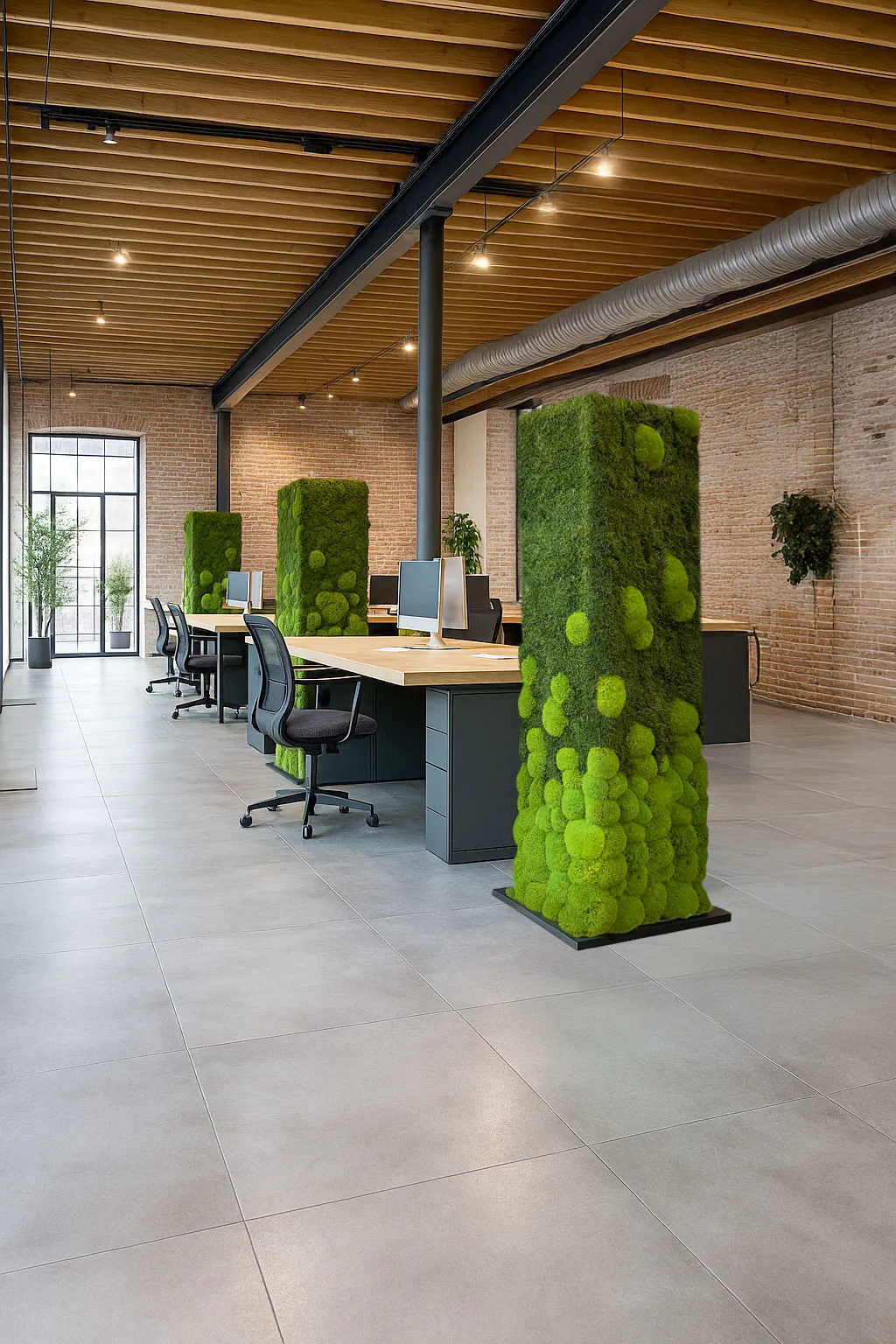 Room dividers · Open-plan office