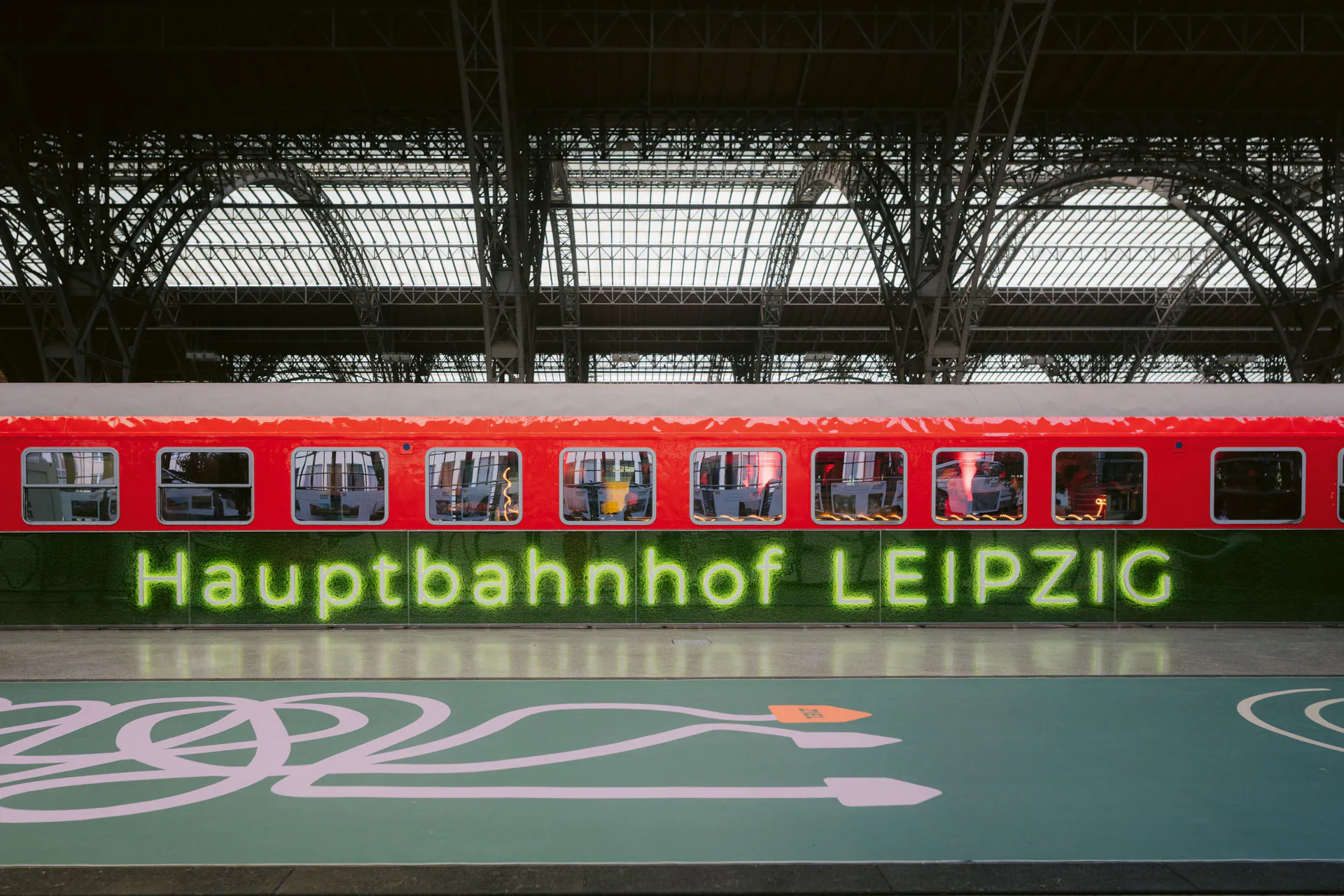 Signage · Leipzig Central Station