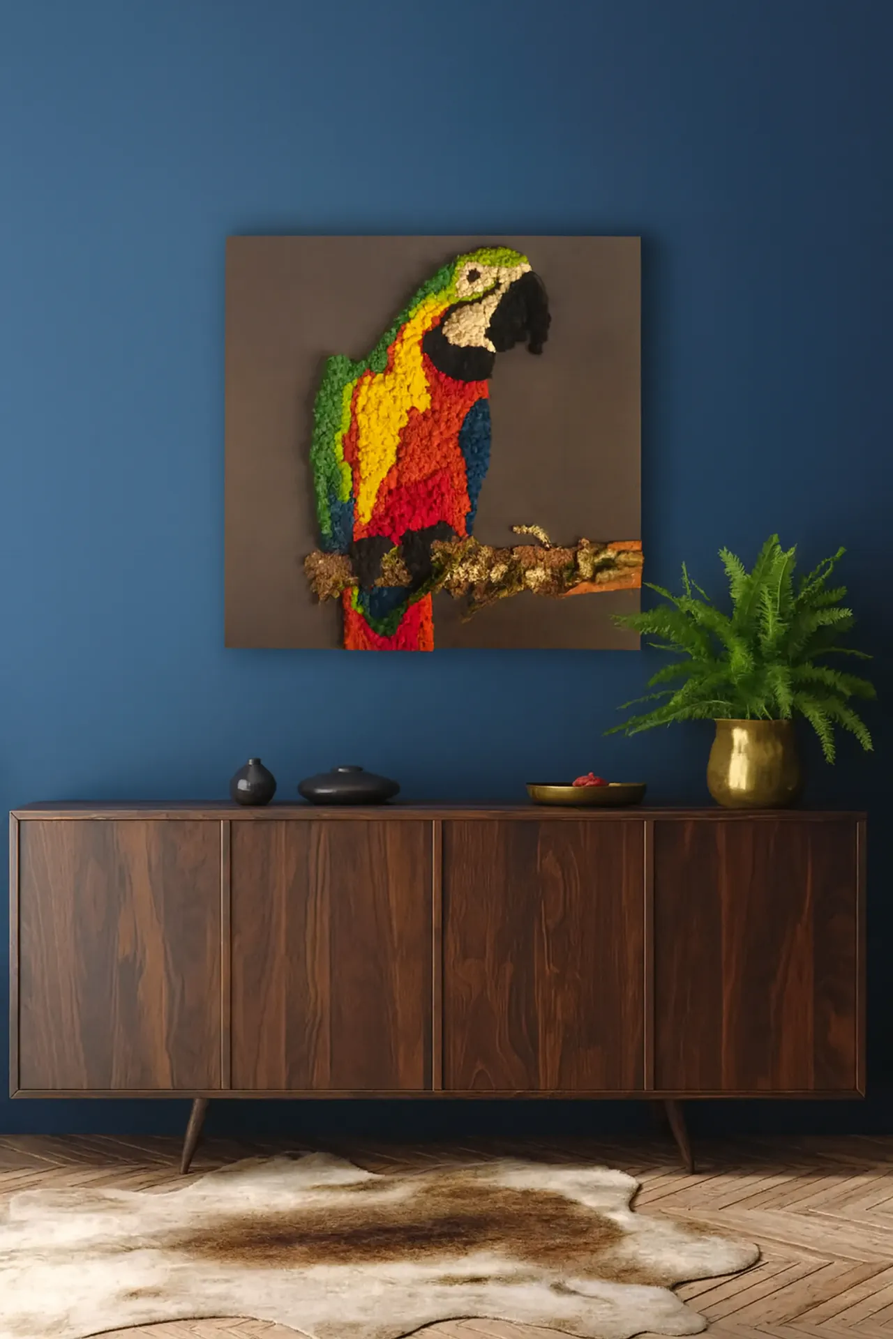 Moss Pictures: Macaw Parrot Office Sideboard — Moss Pictures by MOOSMOOS