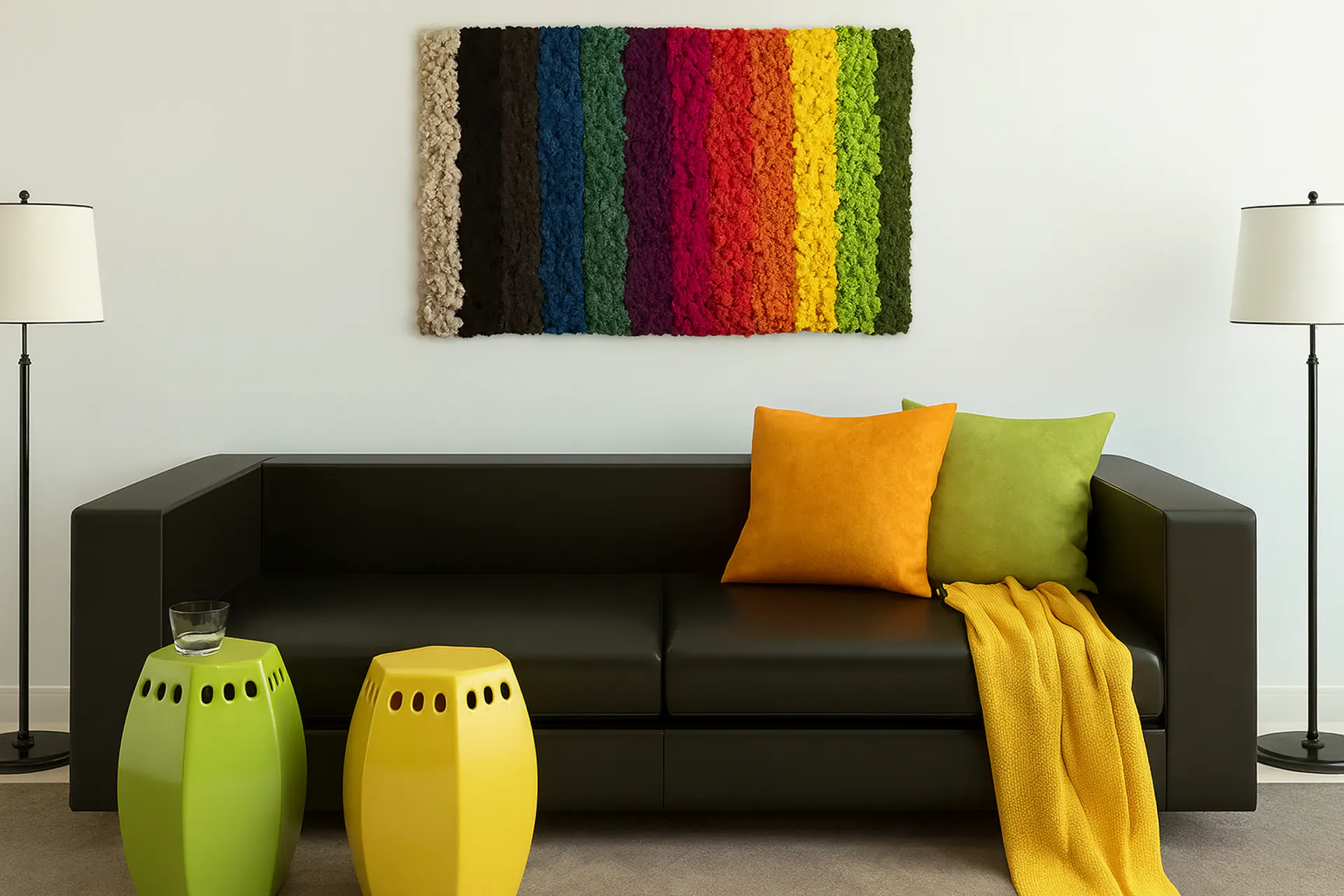 Moss Picture: Modern Office and Living Room — Moss Pictures by MOOSMOOS
