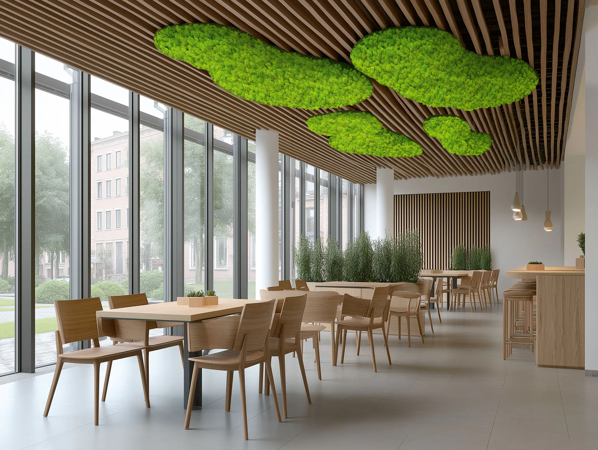 Hanging Garden · Staff canteen