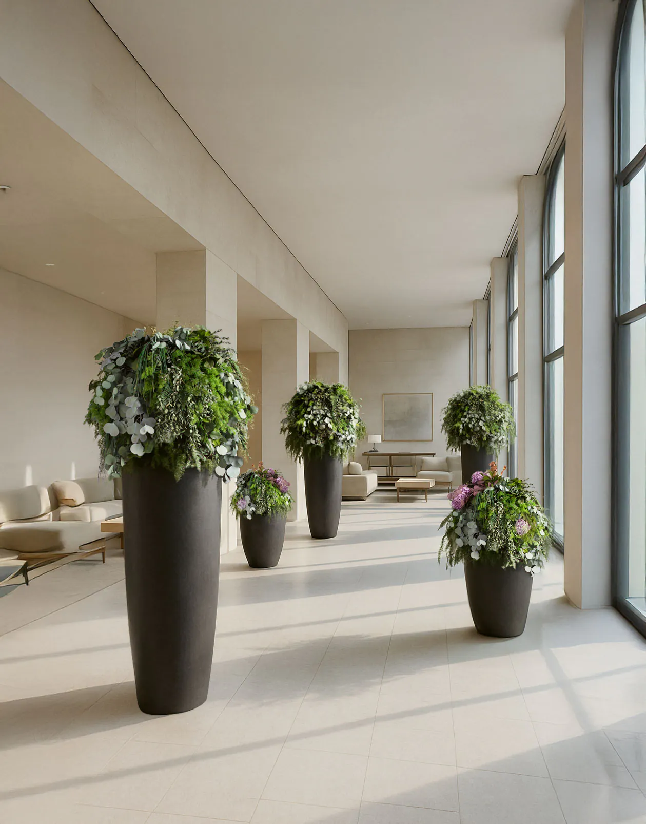 Modern Gallery Corridor Room Divider — Room Dividers & Acoustics by MOOSMOOS