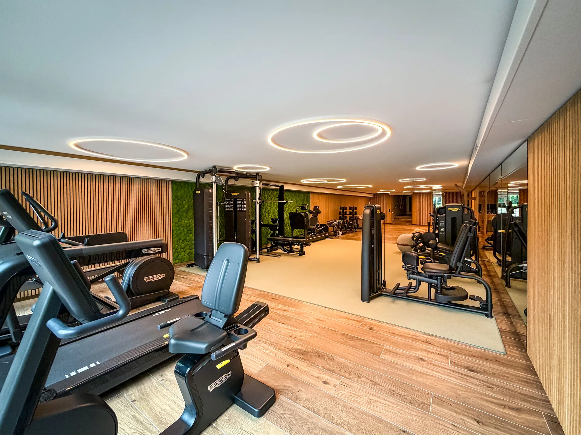 Moss wall Gym Cardio Mirror Wall — Wall greenery by MOOSMOOS