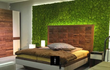 Mooswand Ballenmoos Schlafzimmer Betten Heber