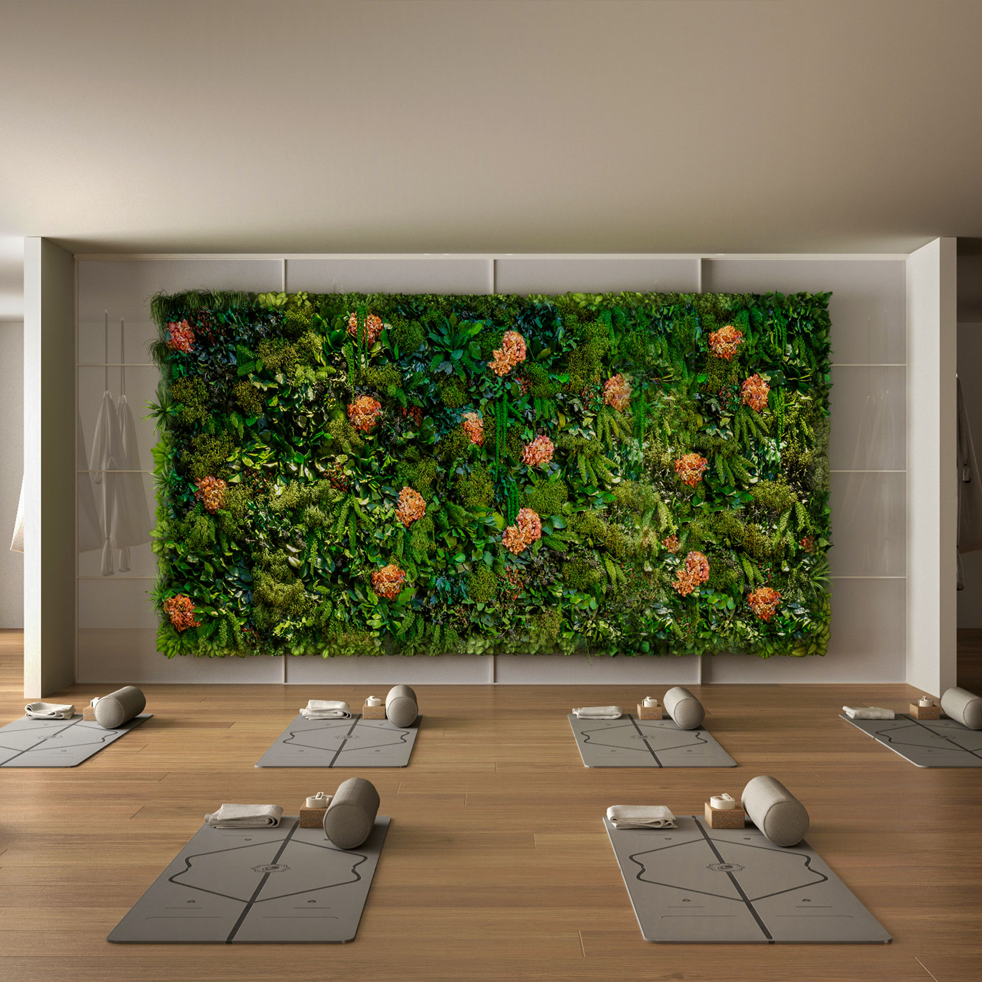 Blumenwand