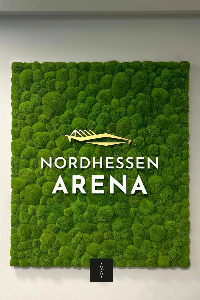 a sign with a logo on it