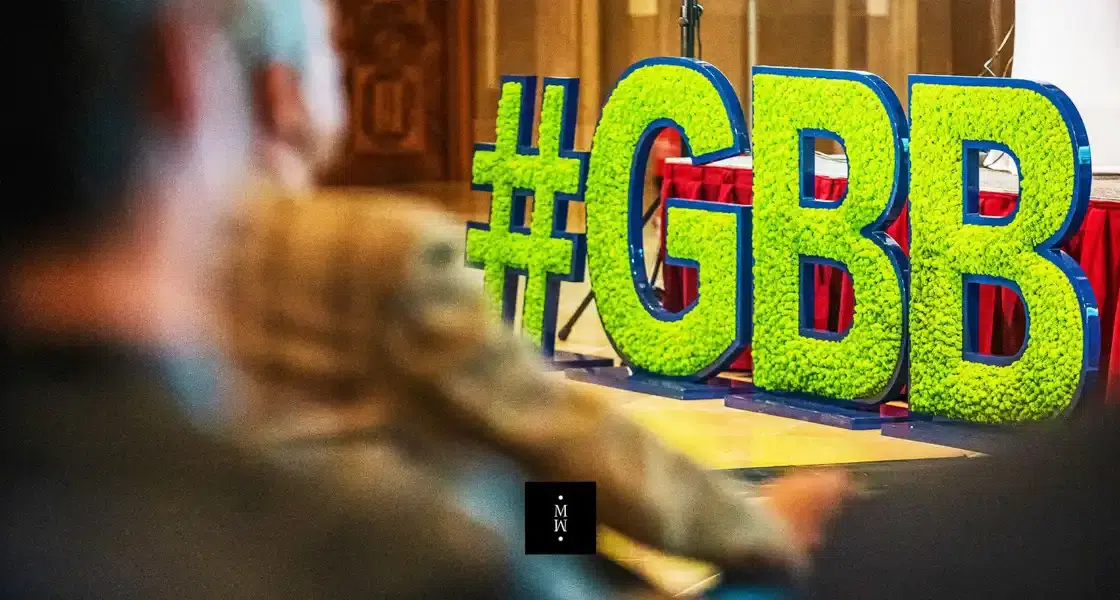 a group of people in a room